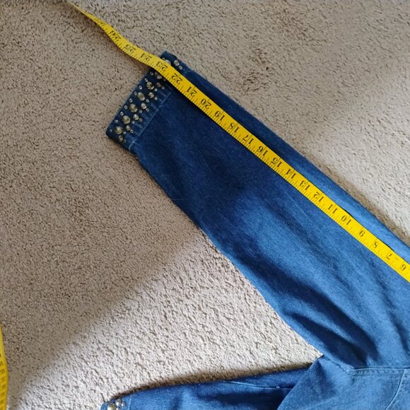 Life Style Woman's Jean Jacket rivets - Picture 7 of 10